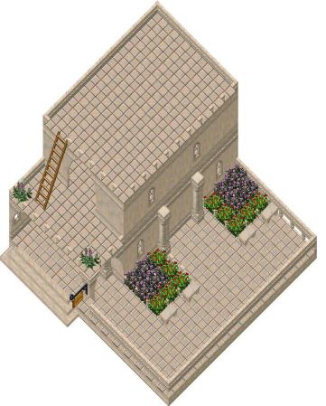 Casa de Mármol con patio